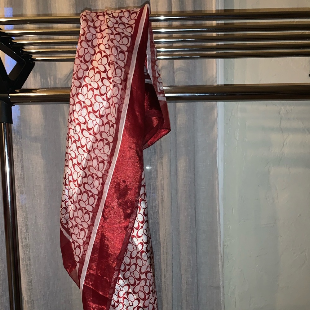 Coach Shear Scarf - Authentic